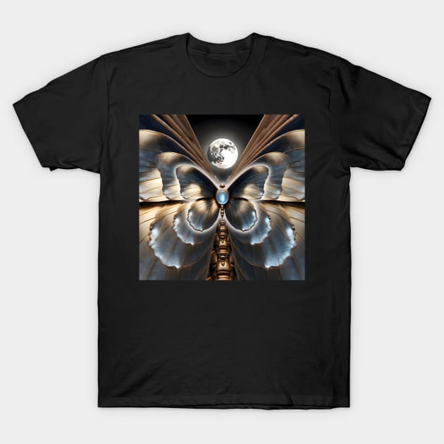 Moonstone Butterfly T-Shirt by Nuletto